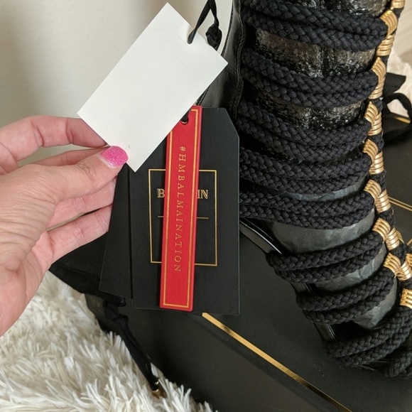 Balmain x H&M Gold Rope Heels NWT - Picture 3 of 5
